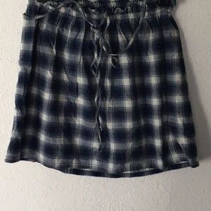 Madewell Plaid skirt